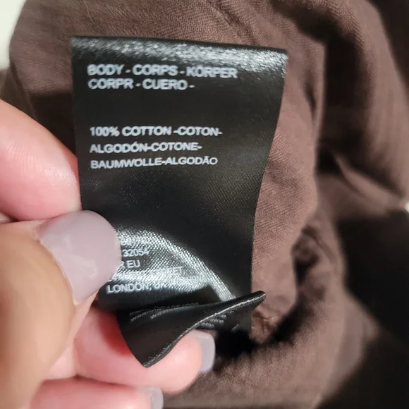 NEW Free People Tahiti Corduroy Cargo Boho Gorpcore Chocolate Brown Pants Size M - Picture 13 of 14